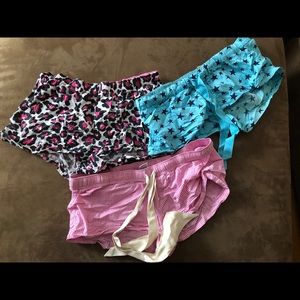 PINK pajama shorts